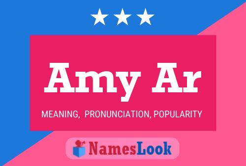 Amy Ar Name Poster