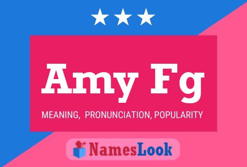 Amy Fg Name Poster