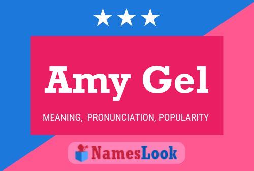 Amy Gel Name Poster