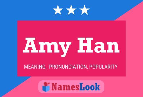 Amy Han Name Poster