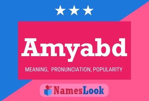 Amyabd Name Poster