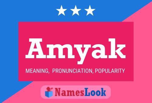 Amyak Name Poster