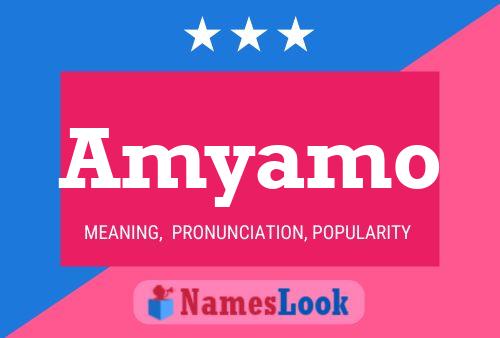 Amyamo Name Poster