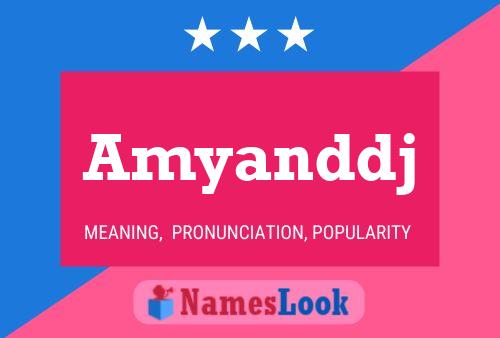 Amyanddj Name Poster