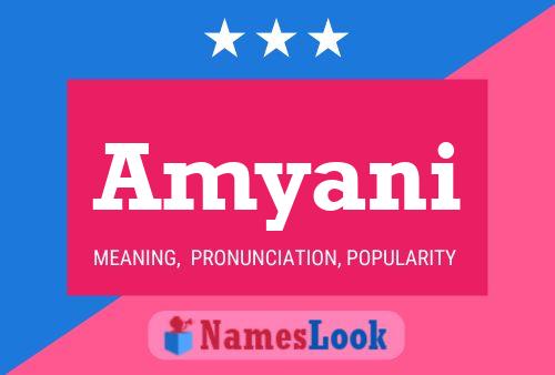 Amyani Name Poster