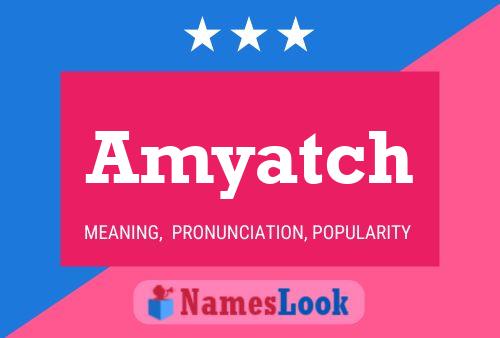 Amyatch Name Poster