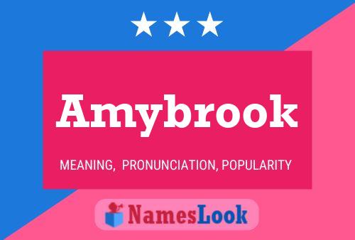 Amybrook Name Poster