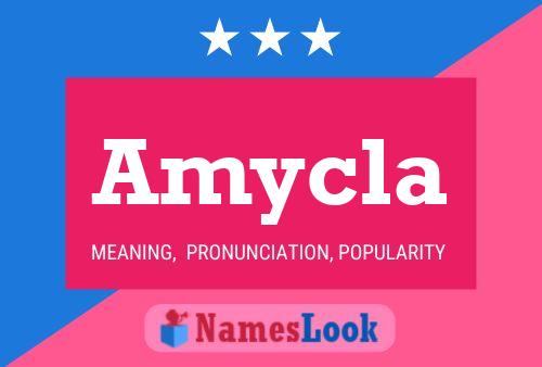 Amycla Name Poster