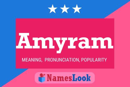 Amyram Name Poster