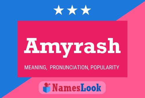 Amyrash Name Poster