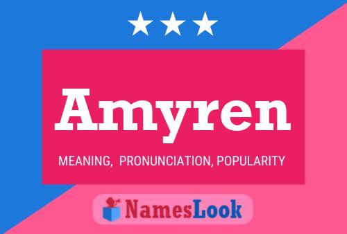 Amyren Name Poster