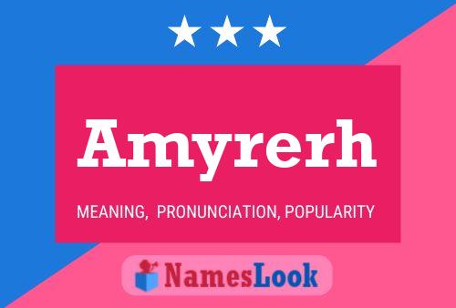 Amyrerh Name Poster