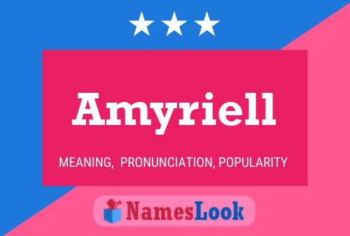 Amyriell Name Poster