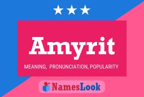 Amyrit Name Poster