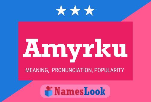 Amyrku Name Poster