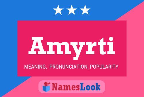 Amyrti Name Poster