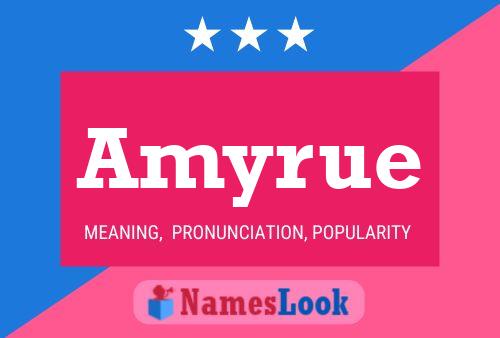 Amyrue Name Poster