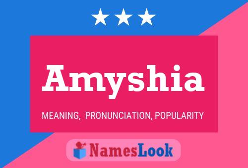 Amyshia Name Poster