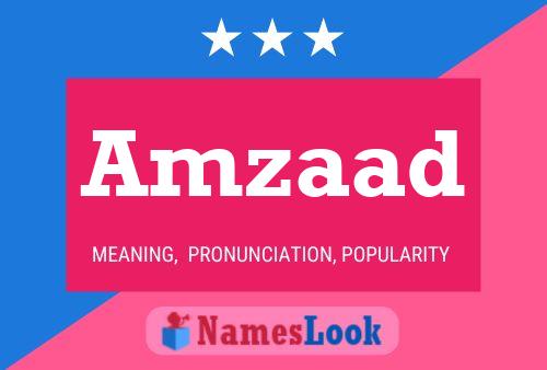 Amzaad Name Poster