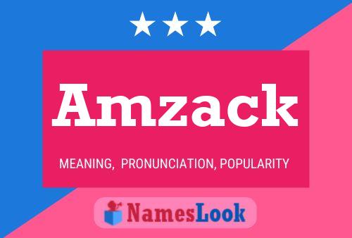 Amzack Name Poster