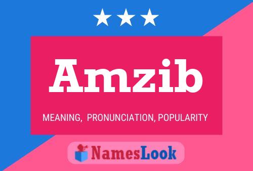 Amzib Name Poster