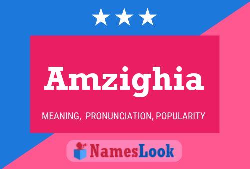 Amzighia Name Poster