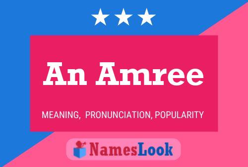 An Amree Name Poster