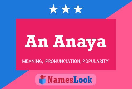 An Anaya Name Poster