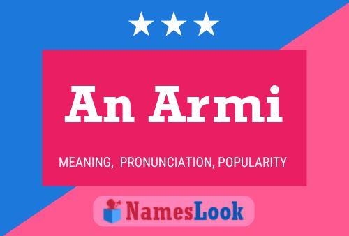 An Armi Name Poster