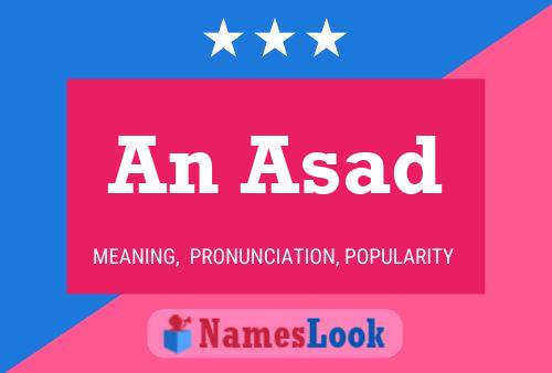 An Asad Name Poster