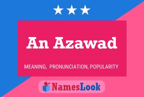 An Azawad Name Poster