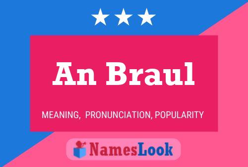 An Braul Name Poster