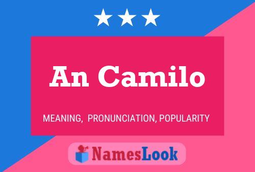 An Camilo Name Poster