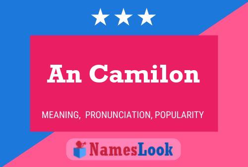 An Camilon Name Poster