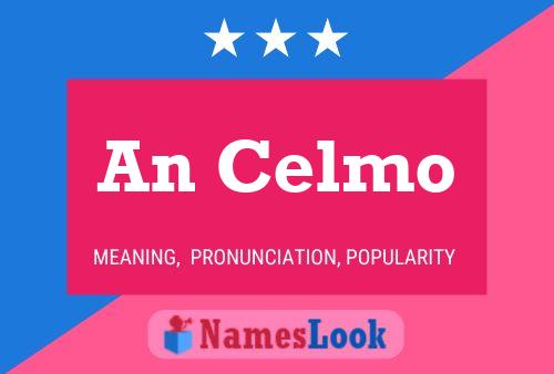 An Celmo Name Poster