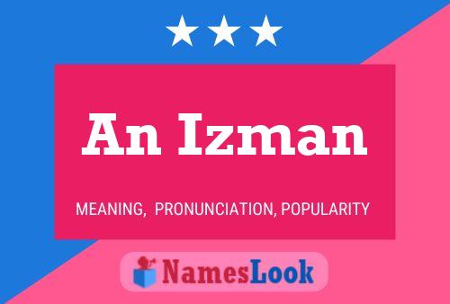 An Izman Name Poster