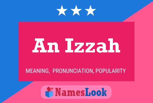 An Izzah Name Poster