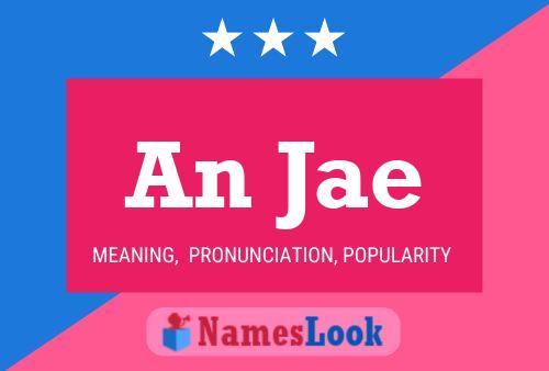 An Jae Name Poster