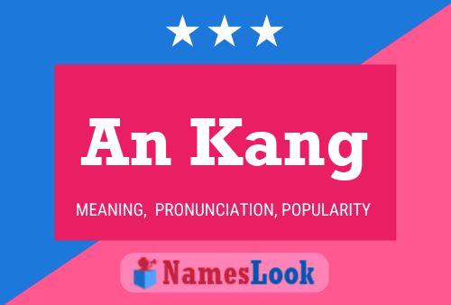 An Kang Name Poster