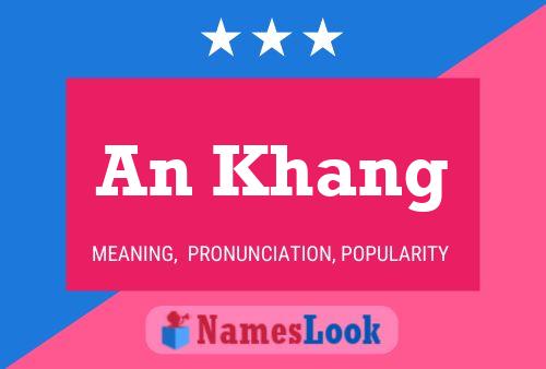 An Khang Name Poster