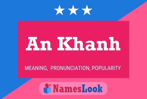 An Khanh Name Poster