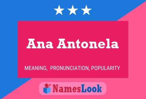 Ana Antonela Name Poster