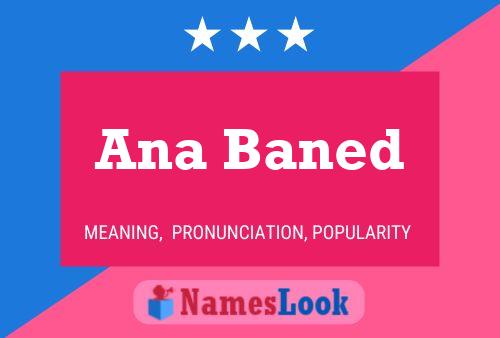 Ana Baned Name Poster