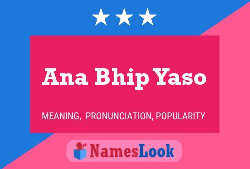 Ana Bhip Yaso Name Poster