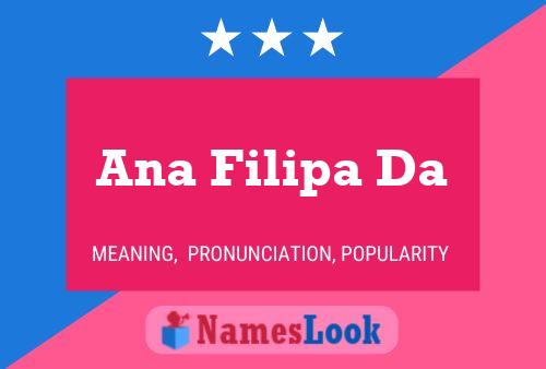 Ana Filipa Da Name Poster