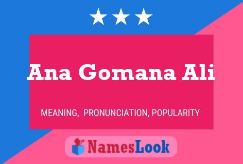 Ana Gomana Ali Name Poster