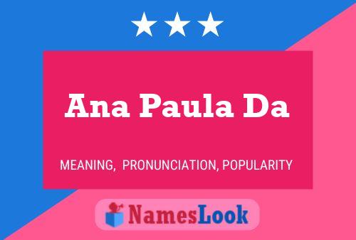 Ana Paula Da Name Poster