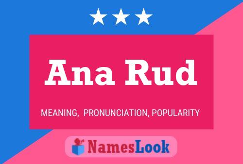 Ana Rud Name Poster