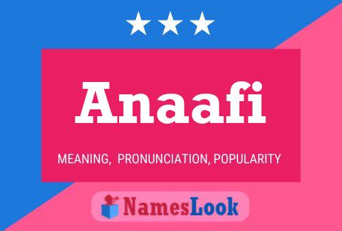 Anaafi Name Poster