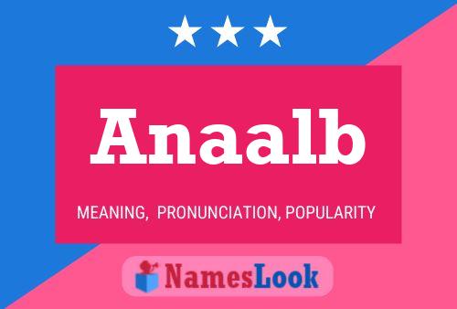 Anaalb Name Poster